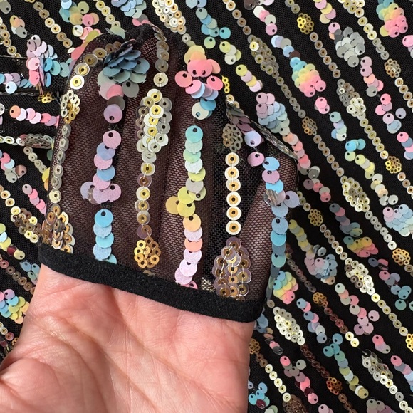 BNWT Y.A.S Yasbina LS Sequin Mini Dress - Size S - Picture 11 of 13